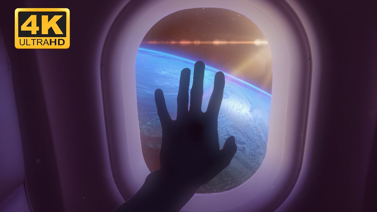 Very Relaxing Space Ambient Music for Sleep 😴 - Space Journey 🚀 - Dreaming 🌙 - Stress Relief 💆 - 4K