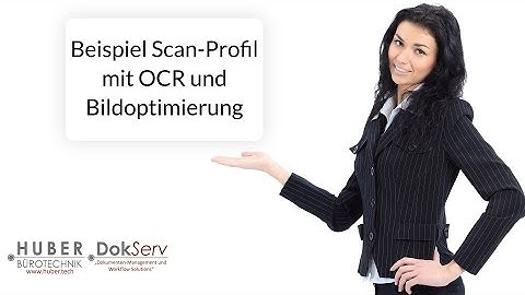 Beispiel Workflow Scan Optimierung Sharp MX3070 , MX3060n , MX-3060 , MX-3070n