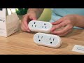 Avatar controls capsule dual outlets wifi smart plug unbox