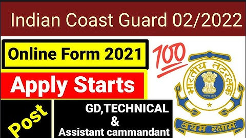 Coast Guard Assistant Commandant 02/2022 Online Form ¦¦ How to Fill Coast Guard AC Online Form 2021