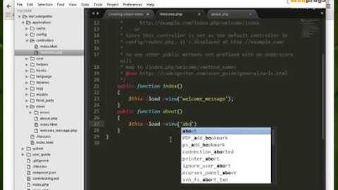 4 - Creating views on codeigniter for beginners