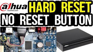 Dahua DVR Hard Reset Without Reset Button | How to Reset Admin Password Dahua XVR1B04H, XVR1A08