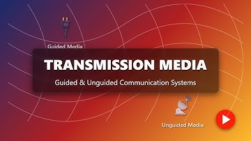 🌐 Transmission Media Explained: Guided (Wired) vs Unguided (Wireless) - Networking Basics