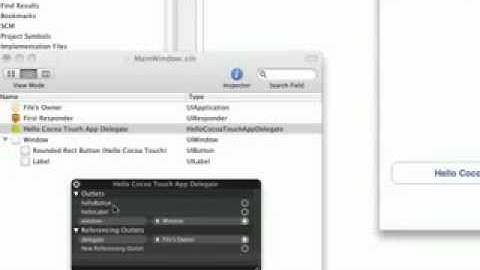 Tutorial 1 Part 1 of 2 - Hello Cocoa Touch - iOS (iPhone, iPad, iPod) SDK XCode Development Updated
