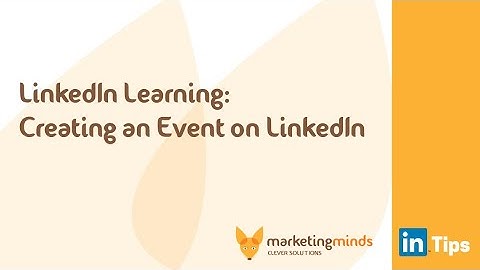 How to Create a LinkedIn Event: LinkedIn Learning