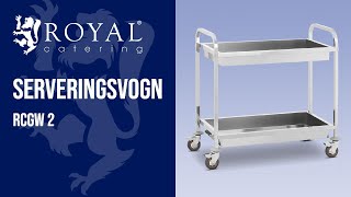 Serveringsvogn Royal Catering RCGW 2 | Produktpresentasjon 10010080