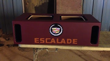 Cadillac Escalade Big Bass Subwoofer Box for Kicker L7 15"