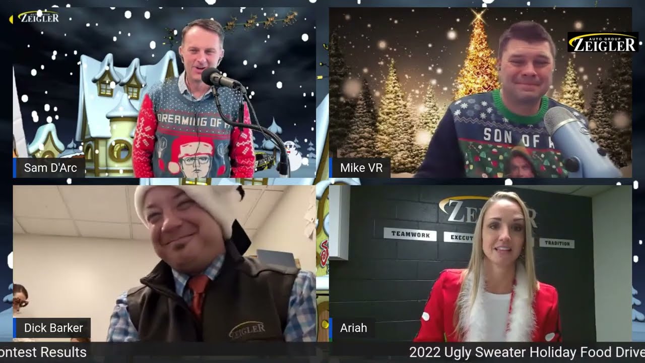 Ugly Sweater & Food Drive Contest Results Announcement