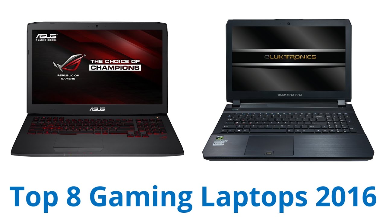 8 Best Gaming Laptops | Fall 2016 - YouTube