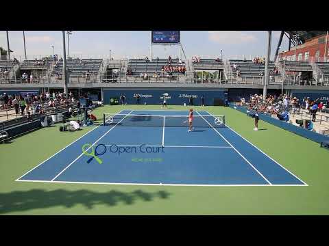 US Open 2018:   Françoise Abanda v Karolina Muchova