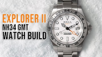 Building an Explorer II Homage Watch using an NH34 GMT Movement!