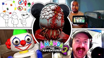 Amanda the Adventurer 3 - ALL Secrets & Easter Eggs + HIDDEN Files (Showcase)