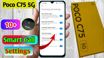 how to smart call in poco c75 5g | poco c75 5g smart call setting kaise kare
