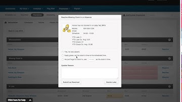 PayrollHero Resolving Missing Clock In Attendance Infractions