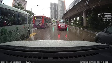 BlackVue DR750X-2CH | Raining day footage