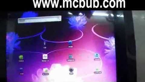 McBub.com - Teclast P81HD Hands-On - 8" Capacitive Honeycomb UI