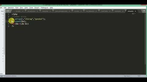 Array in Php Hindi | Index Array in PHP by Chirag part 1