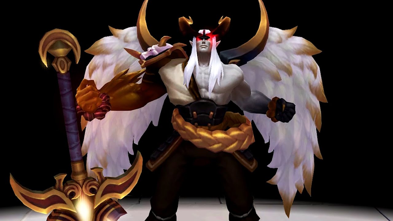 Prestige Blood Moon Aatrox Skin Detailed Spotlight YouTube