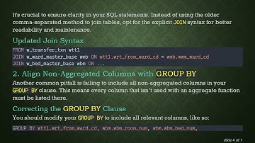 Resolving the not a single-group Function Error in Oracle SQL Queries