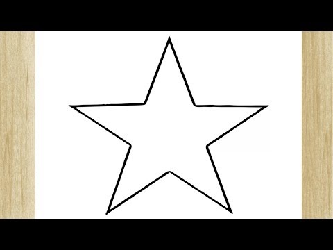 Vídeo: Como Desenhar Uma Estrela