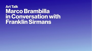 Art Talk: Marco Brambilla in Conversation with Franklin Sirmans