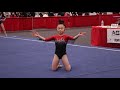 Maylee chen 3rd place floor 945 socal state 2021 wildfire gymnast level 7