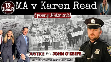 WATCH LIVE: MA v Karen Read-  Opening Statements!!