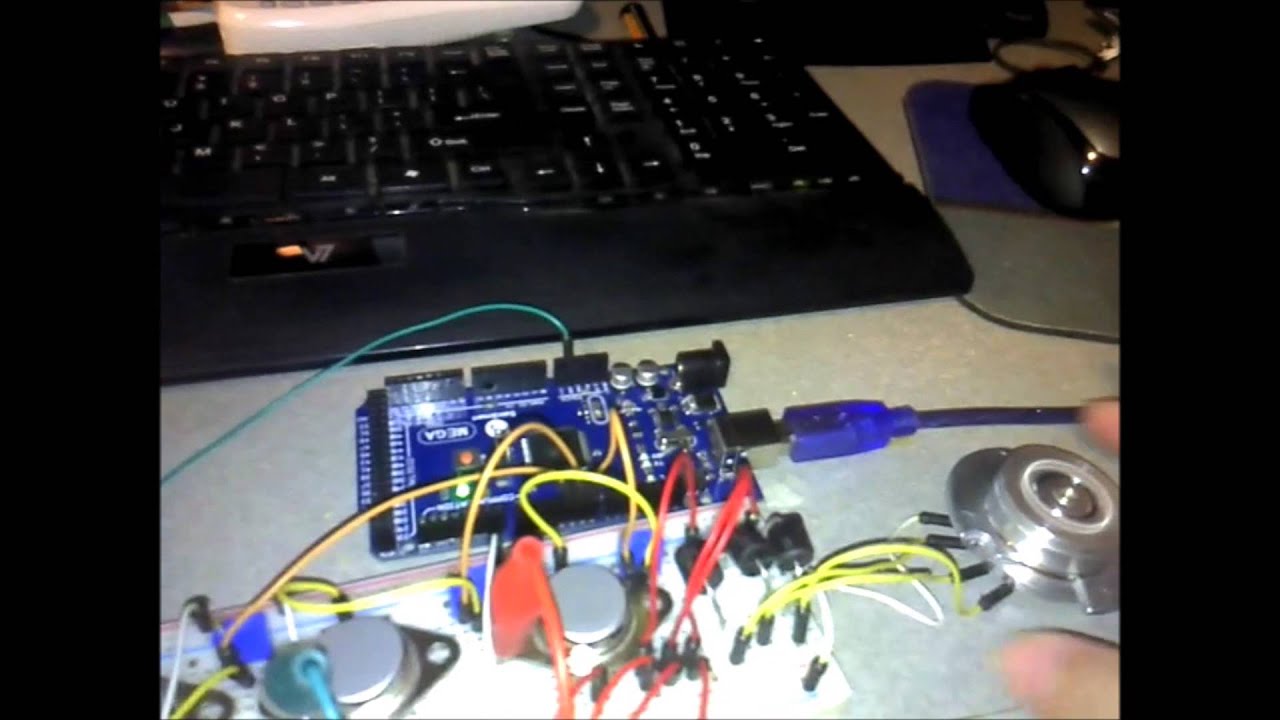 Three Phase Spindle Motor Arduino Driver Demo - YouTube