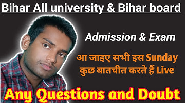Online Admission & Exam 2020 Problem Solve Live Discussion