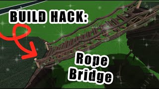 Rope Bridge BLOXBURG BUILD HACK | ROBLOX BLOXBURG