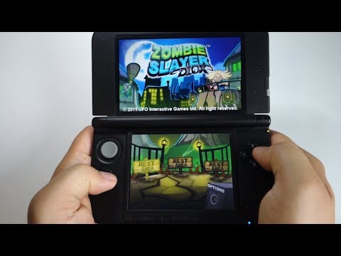 Zombie Slayer Diox Nintendo 3DS XL gameplay