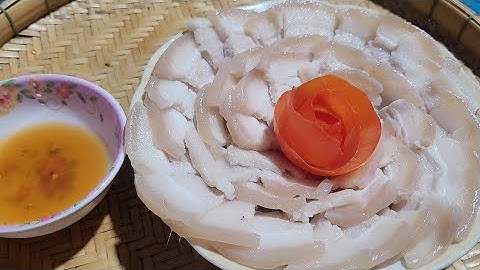 Thịt luộc trắng ngọt thơm nhờ nguyên liệu này nhà ai cũng có ,cách luộc thịt trắng không bị thâm đen