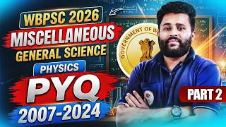 WBPSC Miscellaneous 2026 ! PSC Miscellaneous 2026 General Studies PYQ by Injamul Sir ! PART - 2