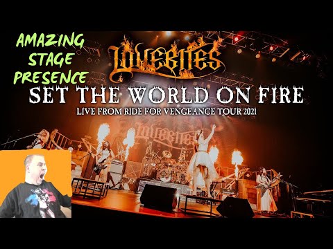Rap Fan Reacts TO LOVEBITES / Set The World On Fire [Live from "Ride For Vengeance Tour 2021"]