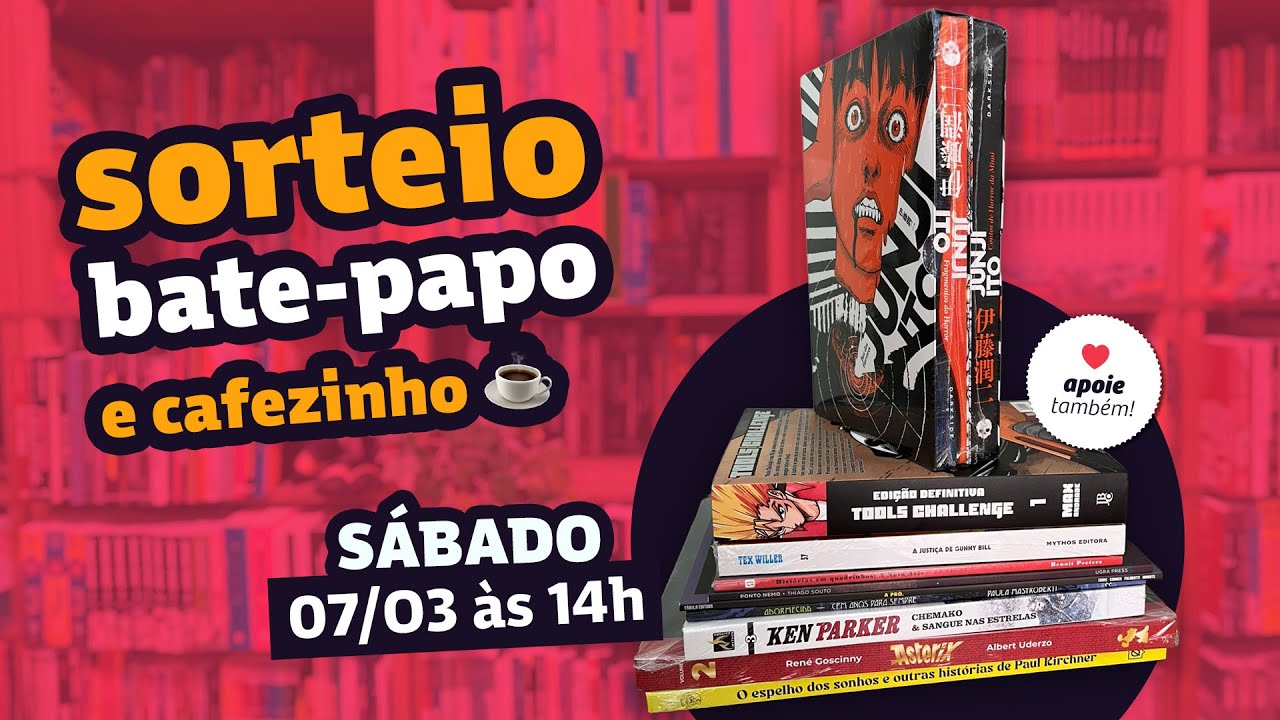 LIVE DE MARÇO: SORTEIO + BATE-PAPO (O CAFEZINHO JÁ FOI!)