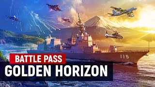 Golden Horizon | Modern Warships Battle Pass June 2024