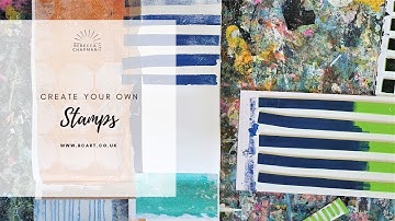 Create your own stamps - mixed media techniques