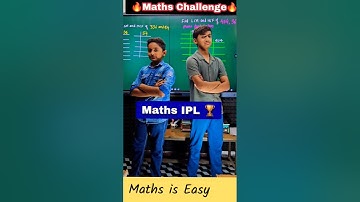 LCM and HCF class 10 | Maths Challenge 🔥 | Maths IPL #ipl #ipl2025 #ytshorts #shorts #trending #fun