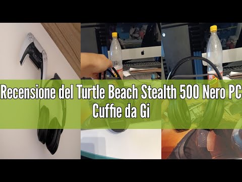 Recensione del Turtle Beach Stealth 500 Nero PC Cuffie da Gioco Wireless w/ 40hr Batteria & Bluetoot