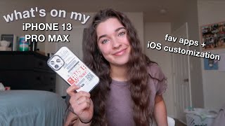 WHAT&#39;S ON MY IPHONE 13 PRO MAX