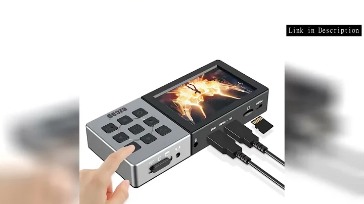 1080P60FPS Standalone H-D-M-I Video Capture with 3.5inch Screen Built in Speaker MIC Input Record Vi