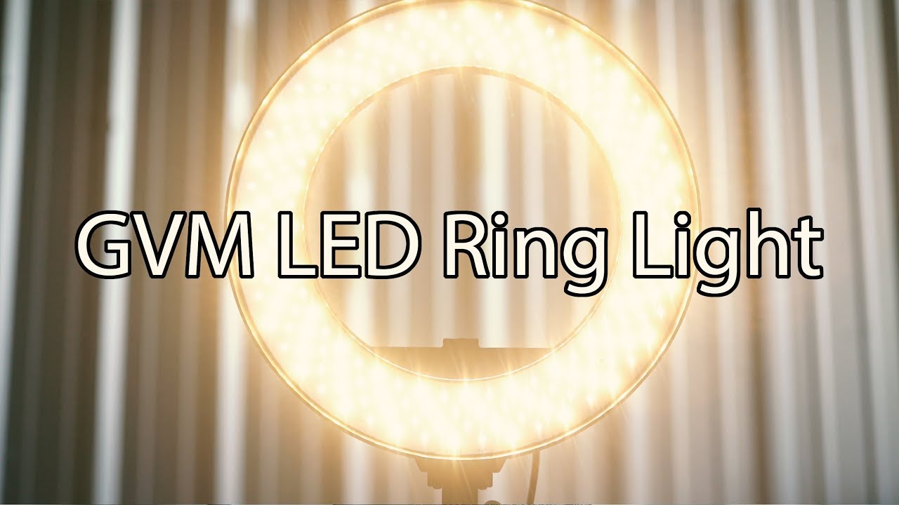 GVM 14 Inch LED Ring Light Review - YouTube