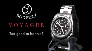 Boderry Voyager | Sapphire, Titanium, Automatic... For Less Than $150 | Too Good to be True? by Degenerate Watch Addict 2,636 views 4 months ago 5 minutes, 13 seconds