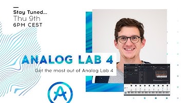Live Workshop | Analog Lab: Get the most out of Analog Lab 4 (with Pierre Pfister)