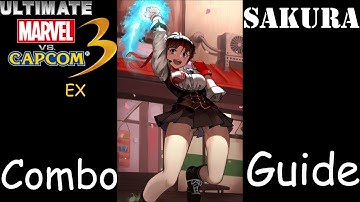 [Ultimate Marvel vs Capcom 3: EX] pecks Combo Guide of Sakura [PC]