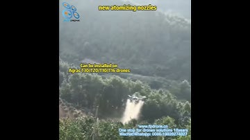 1.New plant protection machine atomizing nozzle