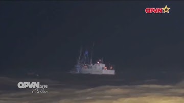 Xuyên đêm cứu nạn 10 ngư dân tàu cá bị chìm trên biển