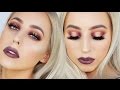 Tarte Tarteist Pro Palette Makeup Tutorial | Purple Gold Halo Eye