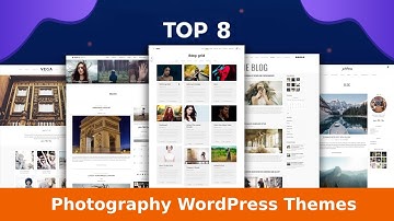 Top 8 Photography WordPress Themes | Best WordPress Themes for Photographers | Wpshopmart