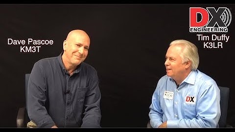 Dave, KM3T is interviewed by Tim, K3LR during a visit to DX Engineering in Tallmadge Ohio.